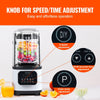 VEVOR Professional Blender with Shield, Commercial Countertop Blenders, 68 oz Glass Jar Blender Combo, Stainless Steel 9 Speed & 5 Functions Blender, for Shakes, Smoothies, Peree, and Crush Ice, White EasyOptionXY LLC