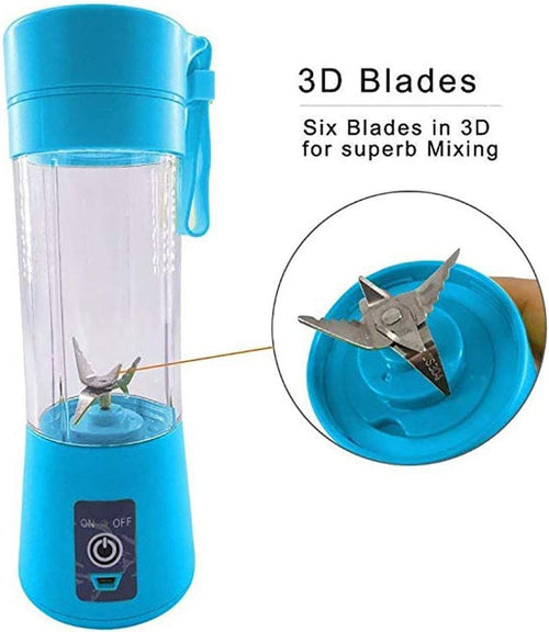 Personal blender with 6 blades; Personal Size Blender Juicer Cup; Smoothies and Shakes Blender; Handheld Fruit Machine; Blender Mixer Home EasyOptionXY LLC