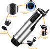 Immersion Blender Handheld, 1100W 5-in-1 Multi-Purpose Hand Blender, 12-Speed Stick Blender, 600ml Beaker, 500ml Chopper, Egg Whisk, Milk Frother, Black EasyOptionXY LLC