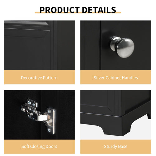 20\" Bathroom Vanity with Sink, Bathroom Cabinet with Soft Closing Door, Storage Rack and Adjustable Shelves EasyOptionXY LLC