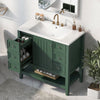 36\" Bathroom Vanity with Sink Combo, One Cabinet and Three Drawers, Solid Wood and MDF Board EasyOptionXY LLC