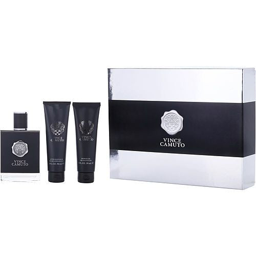 VINCE CAMUTO MAN by Vince Camuto EDT SPRAY 3.4 OZ & AFTERSHAVE BALM 3 OZ & SHOWER GEL 3 OZ EasyOptionXY LLC