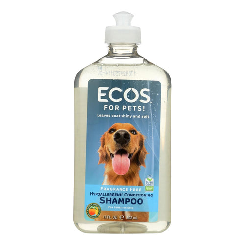 Ecos - Hypoallergenic Conditioning Pet Shampoo - Fragrance Free - 17 Fl Oz. EasyOptionXY LLC
