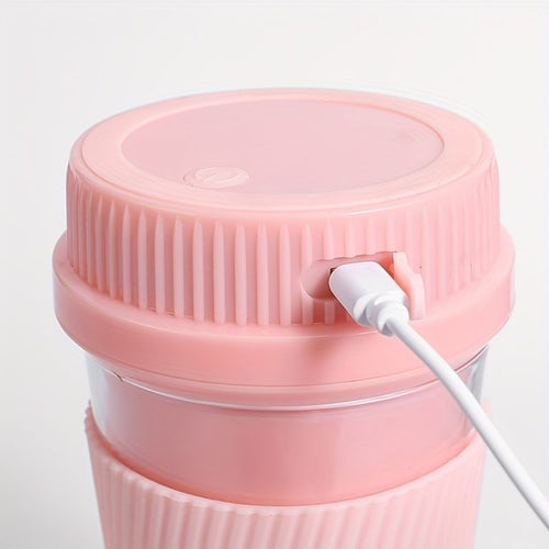 Portable Blender Usb Rechargeable Cordless Mini Personal Blender; Small Shakes Smoothie Fruit Juice Blender Cup For Home Outdoor Travel Office EasyOptionXY LLC