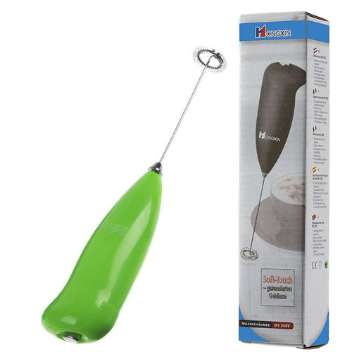 1pc Stainless Steel Handheld Electric Blender; Egg Whisk; Coffee Milk Frother EasyOptionXY LLC