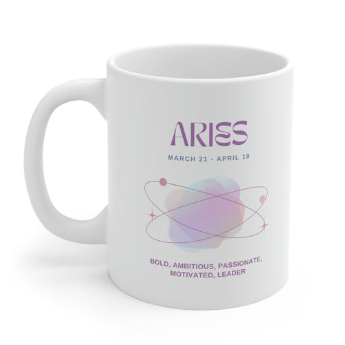 Aries Astrology Traits Mug EasyOptionXY LLC