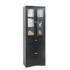 Tall Bathroom Storage Cabinet, Cabinet with Four Doors and Drawers, Adjustable Shelf, MDF Board EasyOptionXY LLC