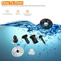 8 Cup Food Processor 500W Variable Speed Blender Chopper with 3 Blades EasyOptionXY LLC