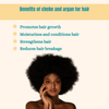 Chebe+ Argan Hair Butter for Hair Growth, 250g EasyOptionXY LLC