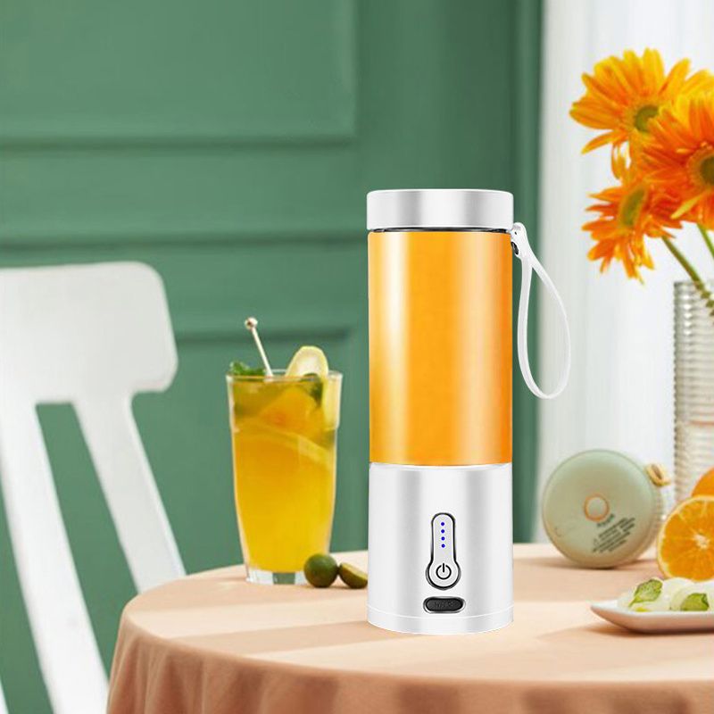 1pc 530ML Powerful Portable Blender For Smoothies Shakes USB Rechargeable Food Processor Fruit Mixer Machine Mini Juicer Blender Cup EasyOptionXY LLC