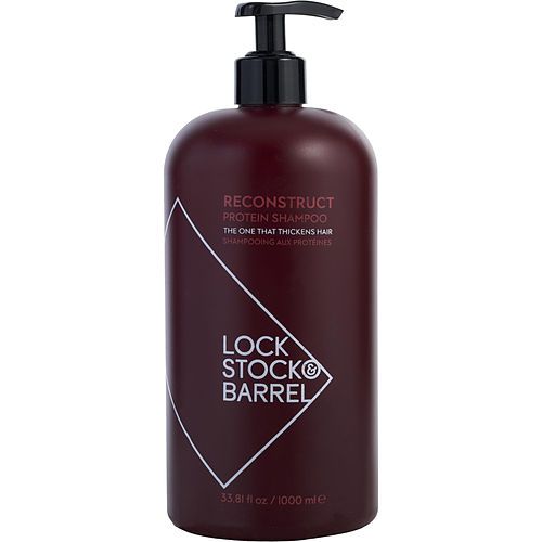 LOCK STOCK & BARREL by Lock Stock & Barrel RECONSTRUCT PROTEIN SHAMPOO THE ONE THAT THICKENING HAIR 33.81 OZ EasyOptionXY LLC