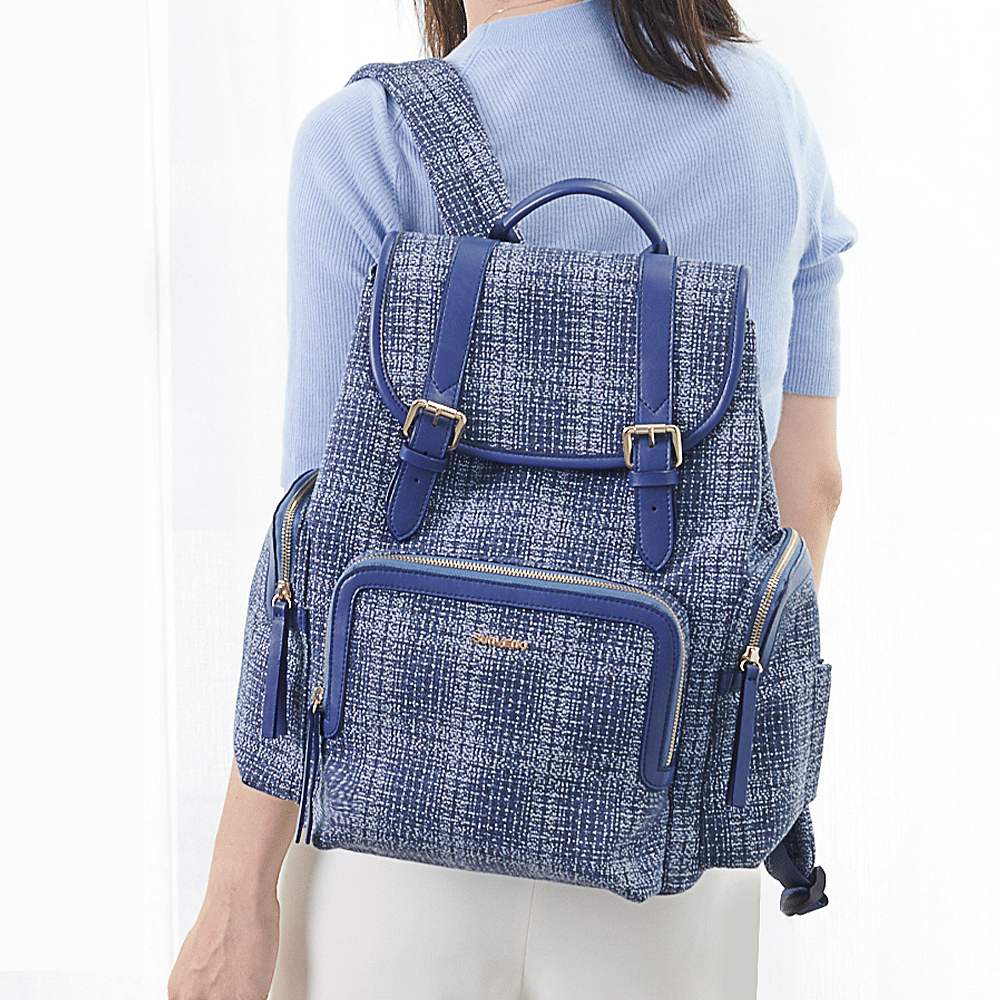 SUNVENO Diaper Bag Backpack, Baby Changing Bag Nappy Tweed Baby Diaper Bags Multifunction Waterproof for Travel EasyOptionXY LLC