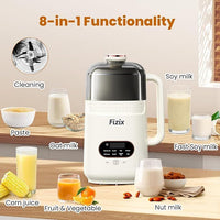 34oz Nut Milk Maker,8 in 1 Automatic Soy Milk Maker for Homemade Nut,Soy,Almond,Oat Milk,Fruit and Vegetable,Almond Milk Maker with Delay Start/Keep Warm/Self-Cleaning,White EasyOptionXY LLC