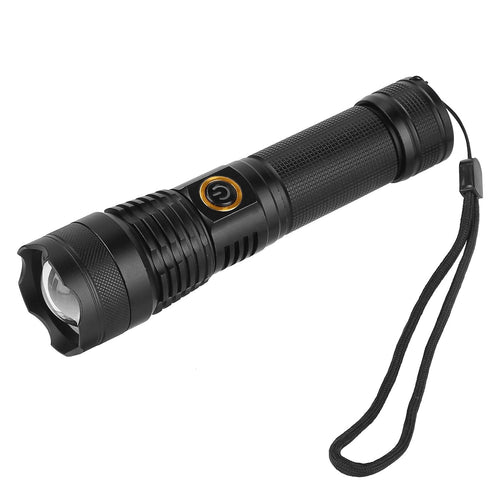 Tactical LED Flashlight Zoomable Rechargeable Search Light Torch EasyOptionXY LLC