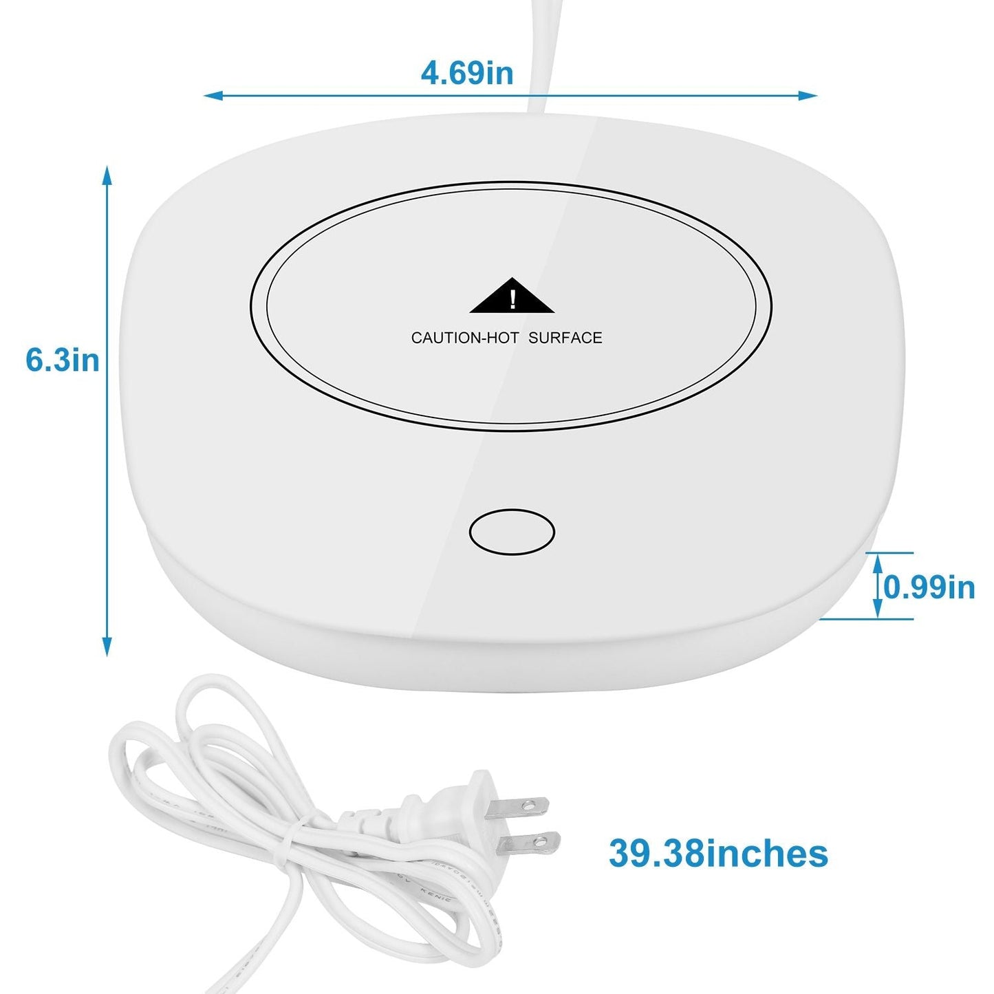 Coffee Mug Warmer Cup Warmer Auto Shut Off Coffee Tea Milk Electric Heater Pad Office Home Desk Coffee Mug Warmer EasyOptionXY LLC