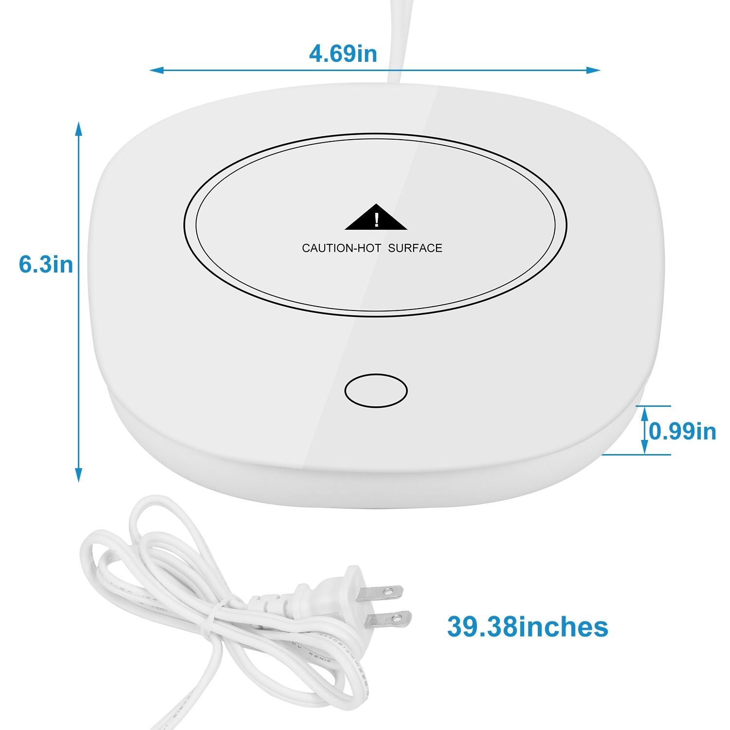 Coffee Mug Warmer Cup Warmer Auto Shut Off Coffee Tea Milk Electric Heater Pad Office Home Desk Coffee Mug Warmer EasyOptionXY LLC