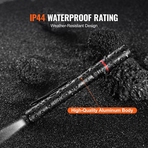 VEVOR 5.9 Inch Rechargeable Penlight 300 lumens 3 Lighting Modes Pocket Penlight EasyOptionXY LLC