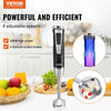 VEVOR Commercial Immersion Blender, 200 Watt 8-Speed Heavy Duty Immersion Blender, Stainless Steel Blade Copper Motor Hand Mixer, USB Charging Cable Multi-purpose Easy Control Grip Stick Mixer, Black EasyOptionXY LLC