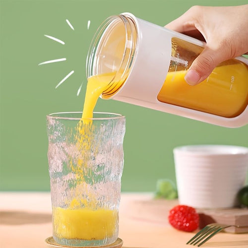 Portable Wireless Blender With The Straw; USB Travel Juice Cup Baby Food Mixing Juicer Machince With Updated 8 Blades 3000mAh Rechargeable Battery EasyOptionXY LLC