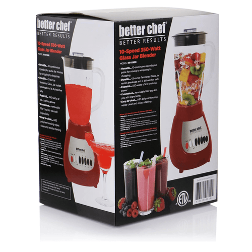 Better Chef Classic 10-Speed 5-Cup Glass Jar Blender EasyOptionXY LLC