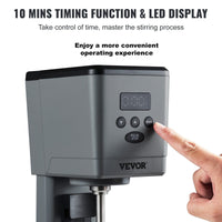 VEVOR Milkshake Maker, 375W Electric Milkshake Machine, Single Head Drink Mixer Blender Machine, LED Intelligent Microswitch, 3-Speed Milkshake Mixer with 820 ml Stainless Steel Cup EasyOptionXY LLC