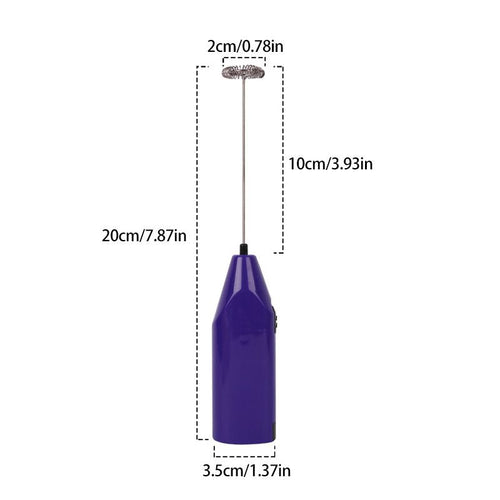 Mini Electric Coffee Blender Handheld Egg Beater Bubble Drink Stirrer Creative Electric Egg Beater Electric Milk Blender EasyOptionXY LLC