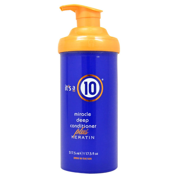 Miracle Deep Conditioner Plus Keratin by Its A 10 for Unisex - 17.5 oz Conditioner EasyOptionXY LLC