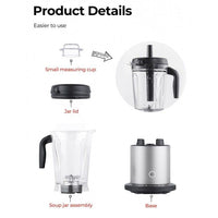 1500W Smoothie Maker High Power Blender with 10 Speeds EasyOptionXY LLC