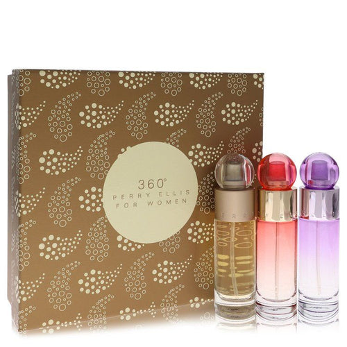 Perry Ellis 360 by Perry Ellis Gift Set - 1 oz Perry Ellis 360 EDT Spray + 1 oz Perry Ellis 360 Coral EDP Spray + 1 oz Perry Ellis 360 Purple EDP Spray EasyOptionXY LLC