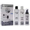 System 2 Kit by Nioxin for Unisex - 3 Pc 10.1oz Cleanser Shampoo, 10.1 oz Scalp Therapy Conditioner, 3.38oz Scalp and Hair Treatment EasyOptionXY LLC