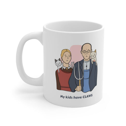 My Kids Have Claws Cat Novelty Mug EasyOptionXY LLC