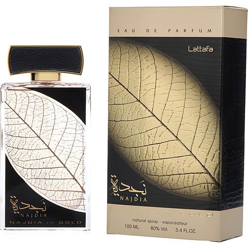 LATTAFA NAJDIA IN GOLD by Lattafa EAU DE PARFUM SPRAY 3.4 OZ EasyOptionXY LLC