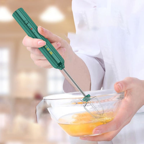 Egg Beater Cream Whisk Household Small Wireless Handheld USB Charging Blender EasyOptionXY LLC