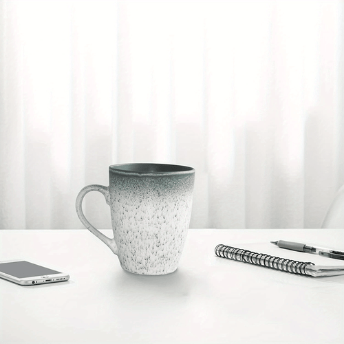 18 oz Large Pottery Coffee Mug, Green Big Tea Cup for Office and Home, Dishwasher and Microwave Safe… EasyOptionXY LLC