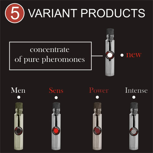 Pheromone Cologne for Men 5 Male Pheromone Perfumes x 2ml Pheromone Perfume Set Great Holiday Gift EasyOptionXY LLC
