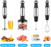 KOIOS Immersion Blender Handheld, 1000W 12-Speed 5 in 1 Hand Mixer Stick Blender with 304 Stainless Steel Blade, Food Processor, Beaker, Egg Whisk and Milk Frother,B PA-F ree, for Smoothies Baby Food EasyOptionXY LLC
