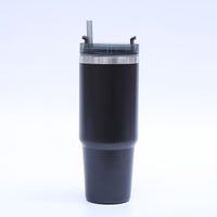 1pc Stainless Steel Vacuum Mug; Home; Office Or Car Vacuum Flask; Insulation Cup With Straw; Insulated Tumbler EasyOptionXY LLC
