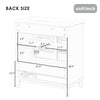 30\" Bathroom Vanity with Sink Combo, Multi-functional Bathroom Cabinet with Doors and Drawer, Solid Frame and MDF Board EasyOptionXY LLC