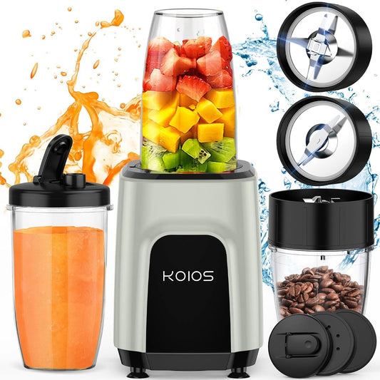 KOIOS 850W Countertop Blenders for Shakes and Smoothies;  Protein Drinks;  Nuts;  Spices;  Fruit Vegetables Drinks;  Coffee Grinder for Beans; 11-Piece Kitchen Blender Set EasyOptionXY LLC