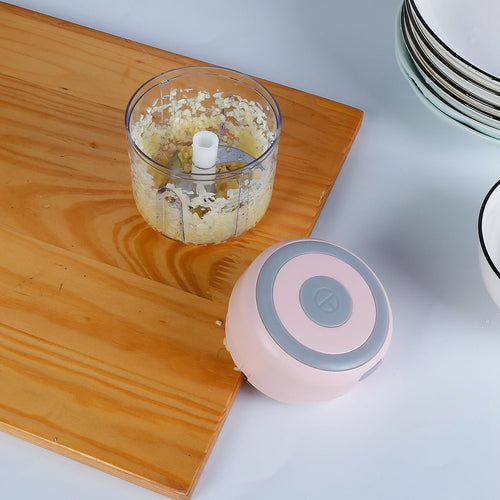 Mini Electric Garlic Chopper 8.45OZ Cordless Garlic Mincer Food Chopper EasyOptionXY LLC