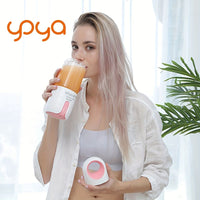 Fruit Juicer Blender Juice Cup Mini Electric USB Portable Rechargeable Travel High Quality 480ml 4 Blades EasyOptionXY LLC