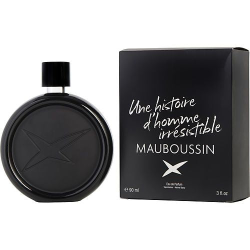 MAUBOUSSIN UNE HISTOIRE D'HOMME IRRESISTIBLE by Mauboussin EAU DE PARFUM SPRAY 3 OZ *TESTER EasyOptionXY LLC
