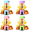 1pc 380ML Portable Blender With 6 Blades Rechargeable USB ; Personal Size Blender For Shakes And Smoothies; Traveling Fruit Veggie Juicer Cup EasyOptionXY LLC