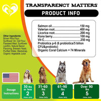 Dog Anti Itch Allergy Relief Chews Dry Itchy Skin Hot Spot Treatment with Probiotic Omega 3 Oil Immune Supplement Seasonal Allergies Medicine for Dogs Puppy 140 Bites EasyOptionXY LLC