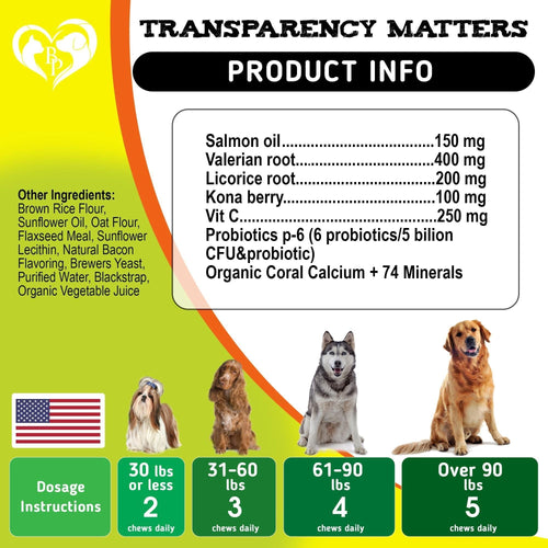 Dog Anti Itch Allergy Relief Chews Dry Itchy Skin Hot Spot Treatment with Probiotic Omega 3 Oil Immune Supplement Seasonal Allergies Medicine for Dogs Puppy 140 Bites EasyOptionXY LLC