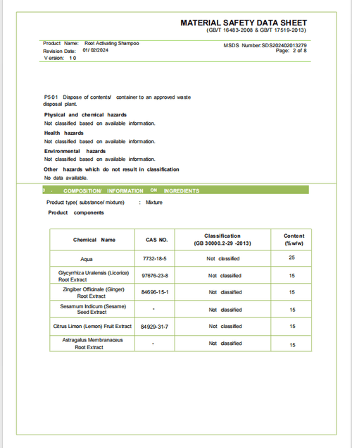 Root Activator Shampoo, Natural Hair Regrowth Shampoos, Unisex Hair Thickening Shampoo, Gently Shampoo For Men & Women, Nourishing Long Lasting Hair Care For Darker & Thicker Hair EasyOptionXY LLC