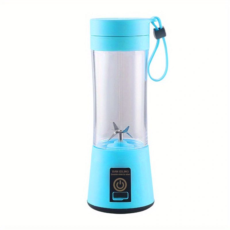 1pc Portable 6 Blades In 3D Juicer Cup, Updated Version Rechargeable Juice Blender Secure Switch Electric Fruit Mixer For Superb Mixing, USB Rechargeable EasyOptionXY LLC