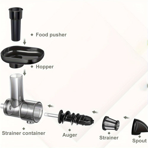 Juicer Attachments, Juicers, Cold Press Juicer Parts (excluding machines and cups) for all models of KitchenTreasure Stand Mixers. Compatible with all KitchenTreasure desktop blenders and Mixables EasyOptionXY LLC