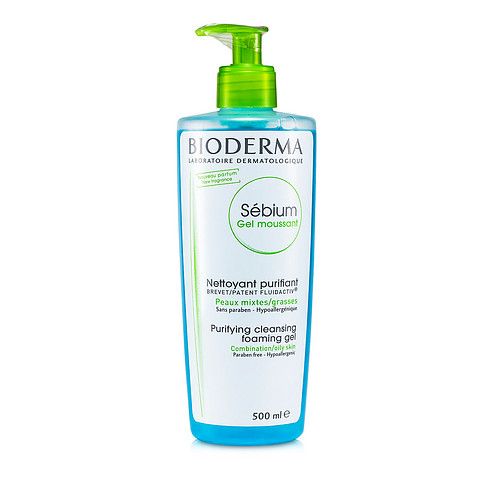 Bioderma by Bioderma Sebium Purifying and Foaming Cleansing Gel - For Combination/Oily Skin (With Pump) --500ml/16.7oz EasyOptionXY LLC