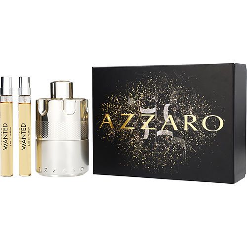 AZZARO WANTED by Azzaro EAU DE PARFUM SPRAY 3.4 OZ & EAU DE PARFUM SPRAY 0.34 OZ X 2 EasyOptionXY LLC